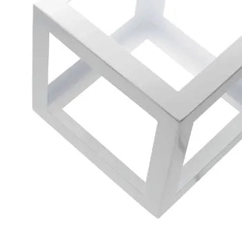 Lampadario Lampada Sospensione Cubo Moderno con Portalampada E27 BIANCO
