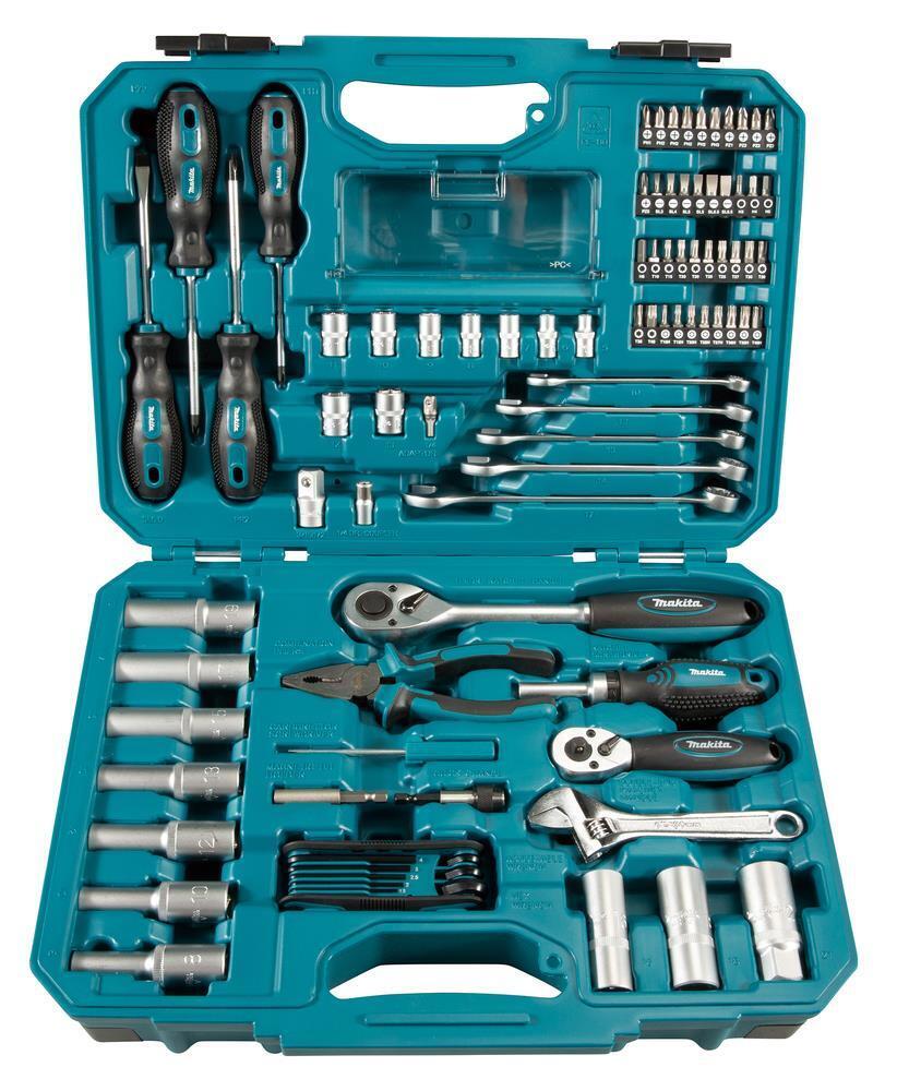 Makita E-08458 set di strumenti meccanici 87 strumenti