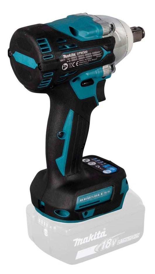 Makita DTW300Z cacciavite elettrico e avvitatore a impulso 3200 Giri/min Nero, Blu