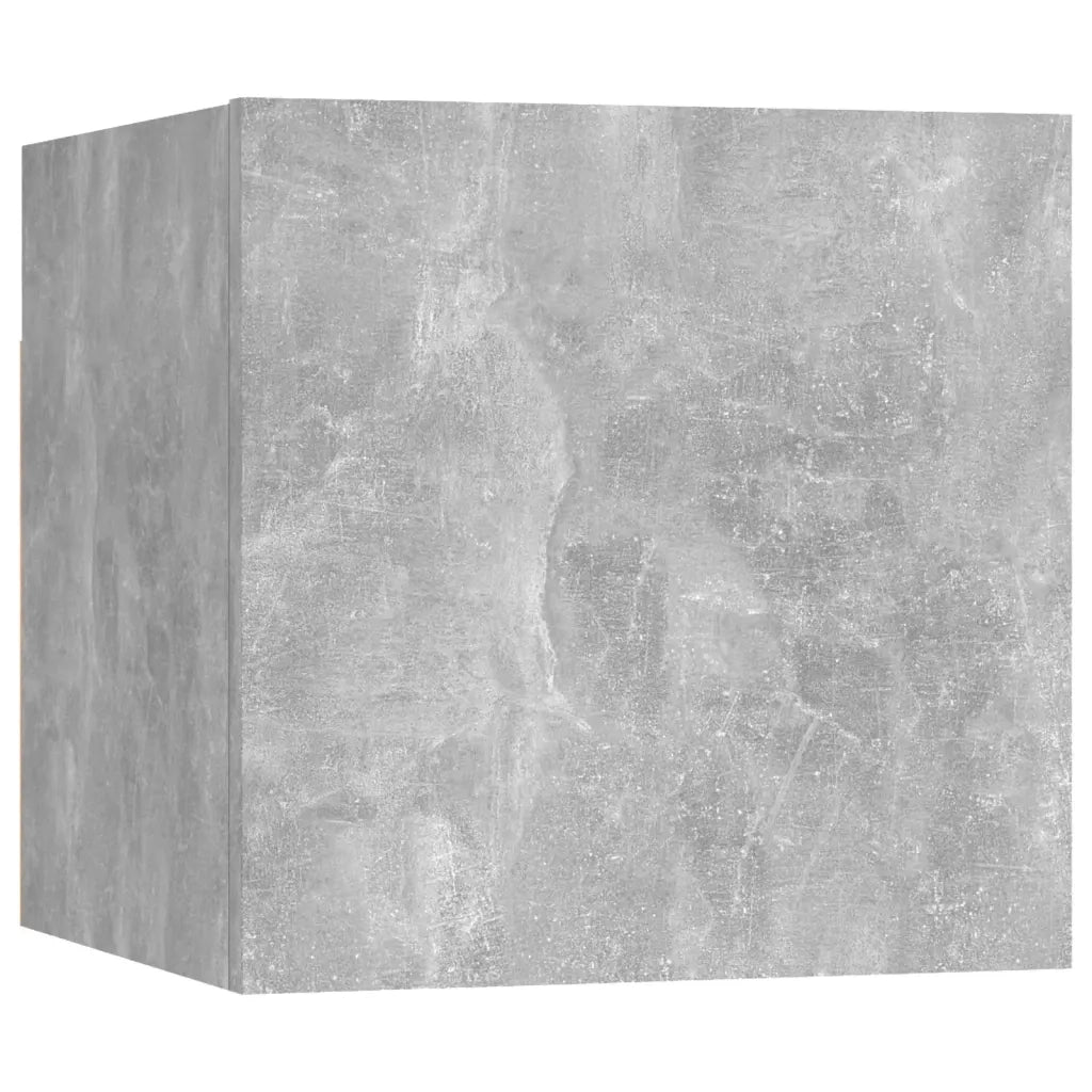 Set di Mobili Porta TV 7 pz Grigio Cemento in Legno Multistrato 3079128