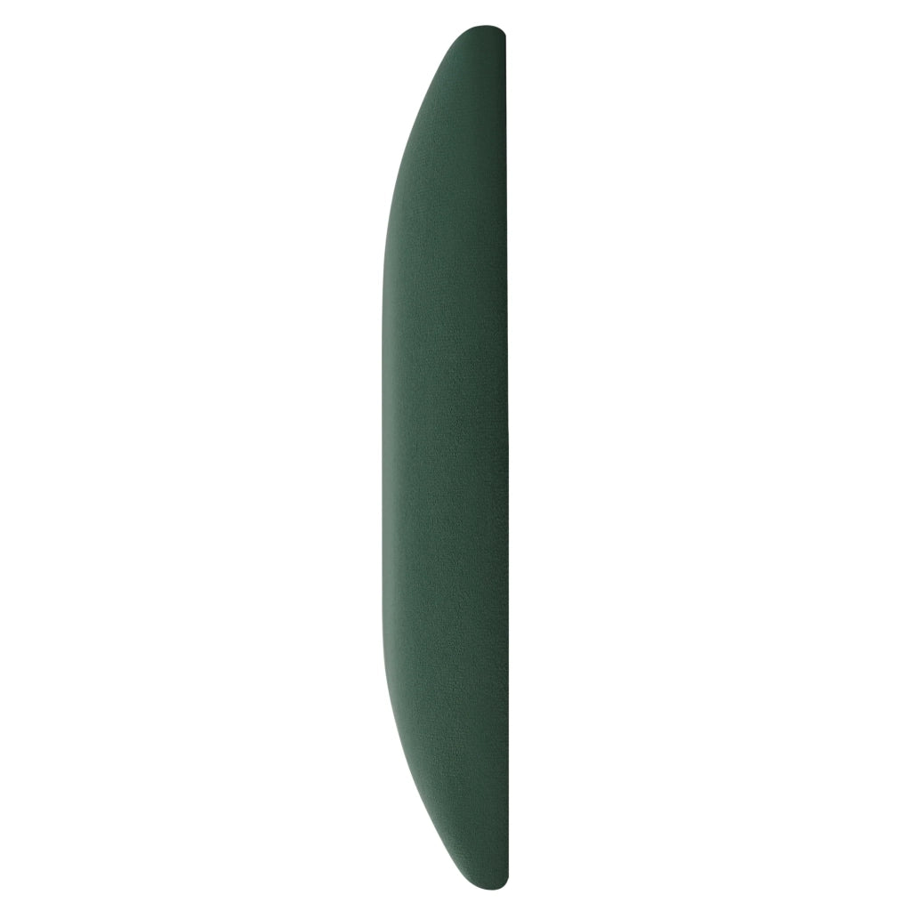 Set di 2 cuscini da parete in velluto 90 x 30 cm verde scuro 03_0010586