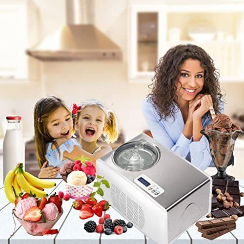 Melchioni FROSTY Gelatiera compressore 1,5 L 150 W Bianco