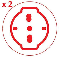 Poly Pool PP2535 prolunghe e multiple 1,5 m 5 presa(e) AC Interno Bianco