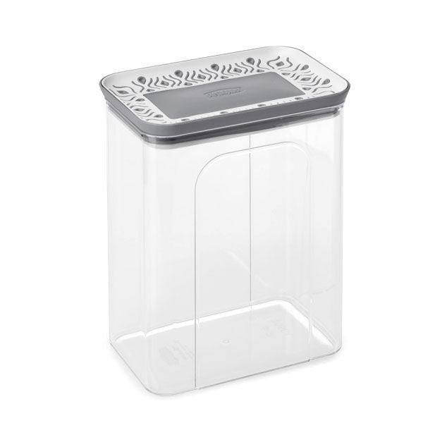 Stefanplast Barattolo Tosca con Chiusura Ermetica 0.7 Litri Grigio