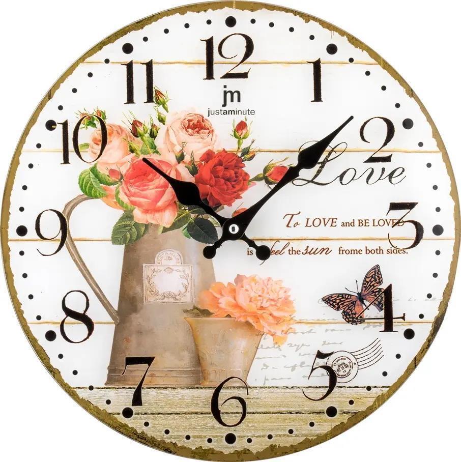 Lowell Justaminute 14891 orologio da parete e da tavolo Rotondo Multicolore