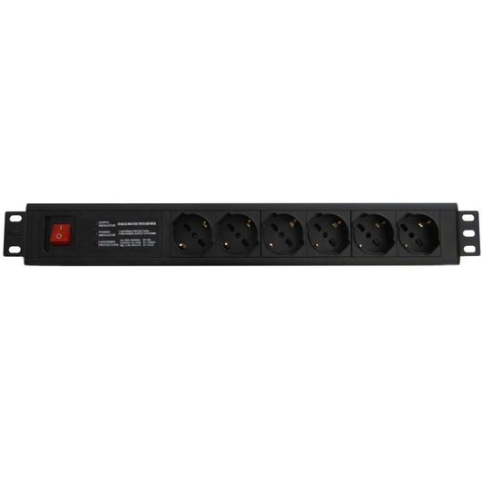 WP WPN-PDU-I06-06 protezione da sovraccarico Nero 6 presa(e) AC 250 V