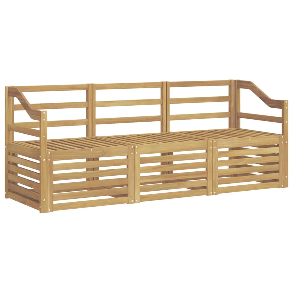 Set divani Legno di Acacia Massello