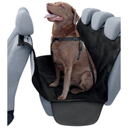 Coprisedile Posteriore Auto per Cani 127x160 cm in Similpelle Nero