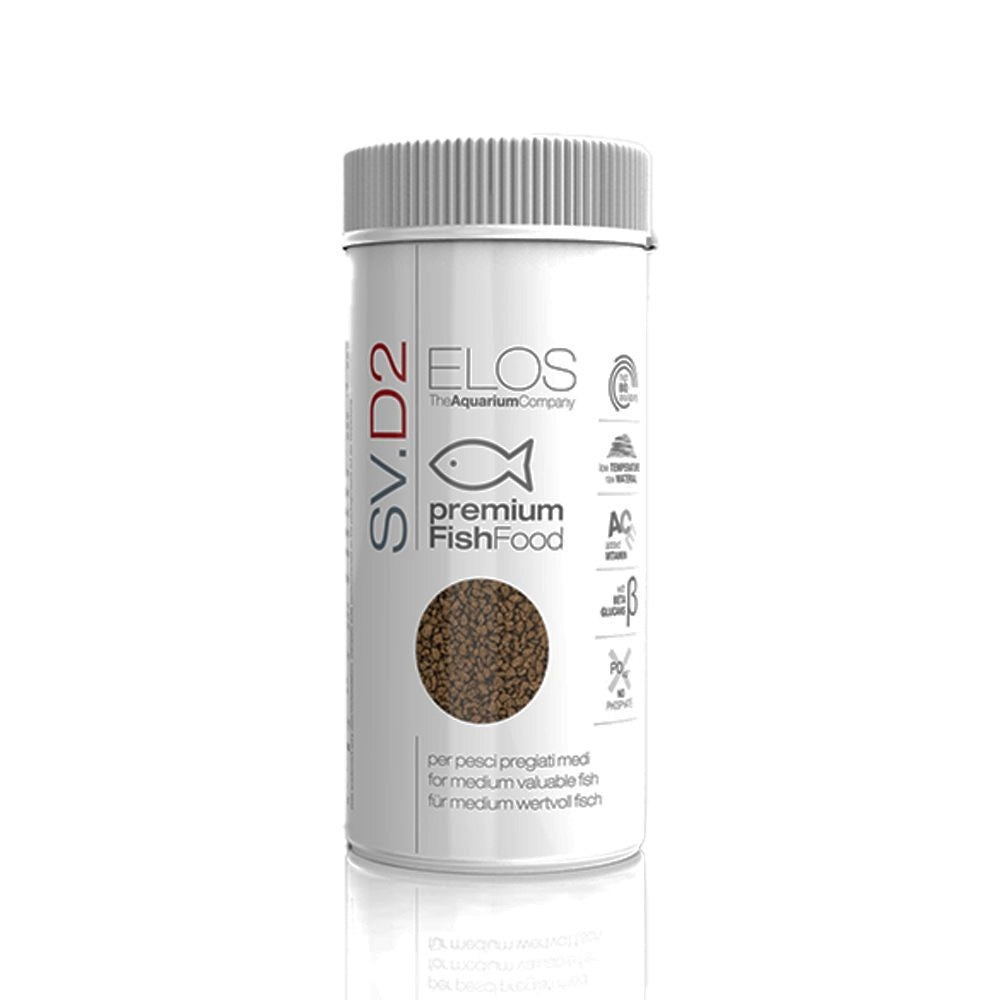 Elos SVD2 - Alimento in Granuli Specifico per Discus e Ciclidi Sud Americani - 100ml peso 40gr