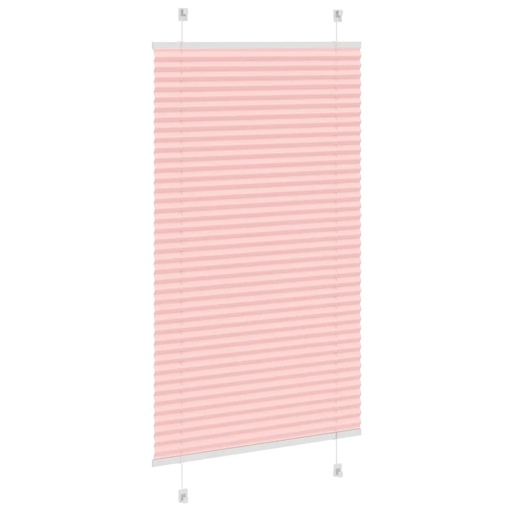 Tenda Plissettata Rosa 75x150 cm Larghezza Tessuto 74,4 cm 4015444