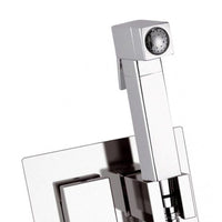 Miscelatore incasso per shut-off con doccetta shut-off , supporto doccia-presa acqua e flessibile doccia.