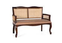 Panca divano a 2 posti in legno di acacia