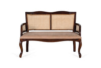 Panca divano a 2 posti in legno di acacia