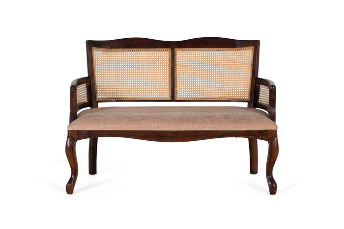 Panca divano a 2 posti in legno di acacia