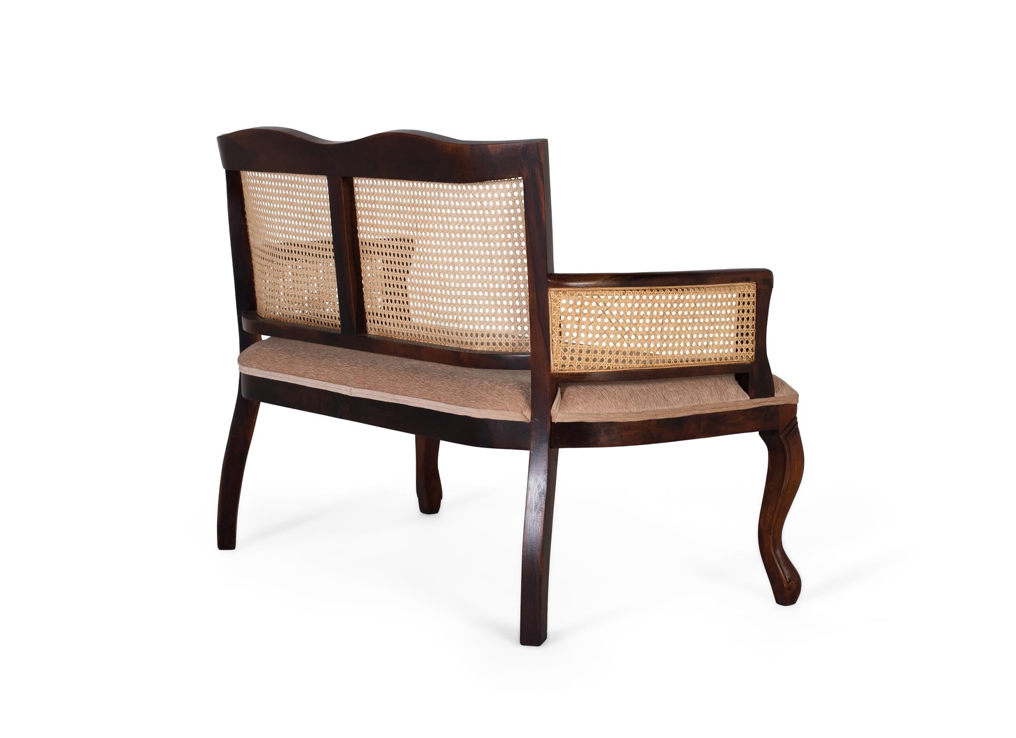 Panca divano a 2 posti in legno di acacia