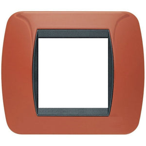 Bticino Living Int. - Placca 2 posti terracotta - L4802TR