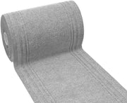 Tappeto Passatoia Antiscivolo 67x340 cm Interno Esterno Corridoio Scala Assorbente Grigio
