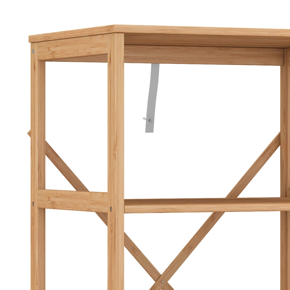 Vicco Libreria Bambù 48.3 x 87.9 cm Con 4 scomparti aperti