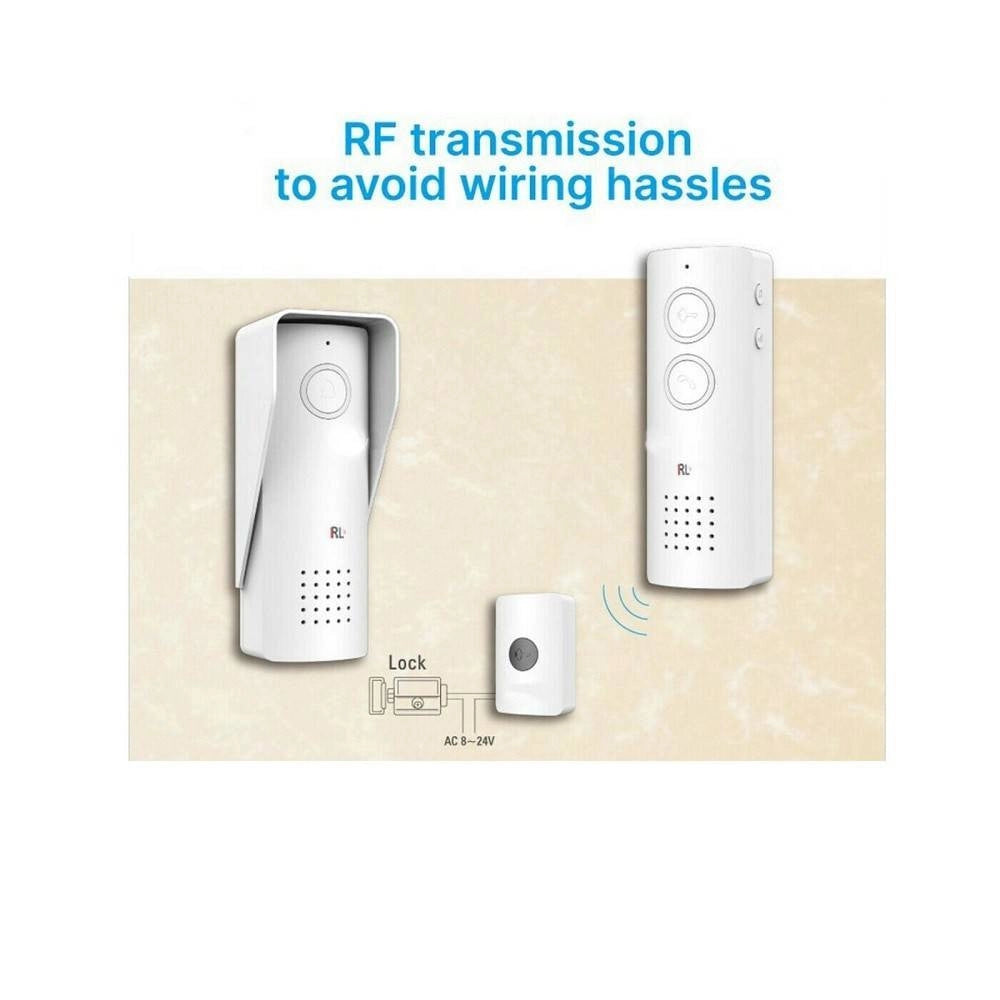 Trade Shop - Citofono Wireless Senza Fili Da Esterno Campanello Monofamiliare Casa Rl-0518l -