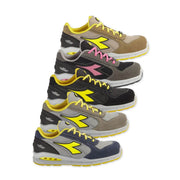Run Net Airbox Low S1P SRC Scarpe Antinfortunistica Uomo/Donna Pelle Scamosciata | DIADORA UTILITY Nero/44