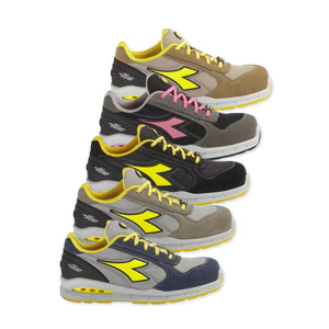 Run Net Airbox Low S1P SRC Scarpe Antinfortunistica Uomo/Donna Pelle Scamosciata | DIADORA UTILITY Nero/37