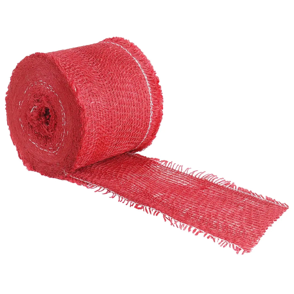 Rotolo di Juta 10 x 2500 cm Rosso 42012039