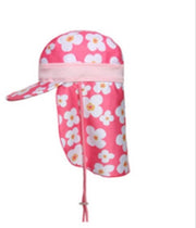 Cappello solare per bambini - Cappello solare per bambini per esterno - Cappello solare per bambini da 1-10 anni - Con cinturino di gola regolabile - Protegge viso e collo - Adatto per giocare in spiaggia, nuotare, viaggiare