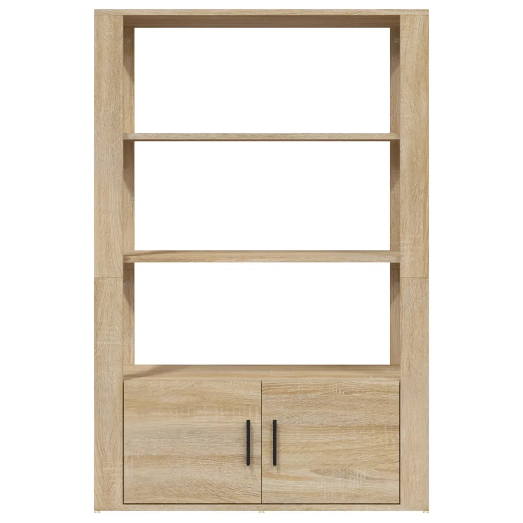 Credenza-Buffet-Armadio da cucina Rovere Sonoma 80x30x119,5 cm in Legno Multistrato