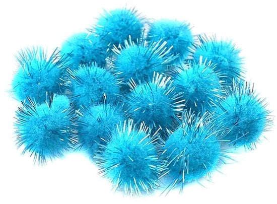 Mini-Pomponi 250 pezzi - Accessori di decorazione per hobby - Sferette di 20 mm - Polipropilene non tossico - Adatto per decorazioni DIY - Pomponi da hobby
