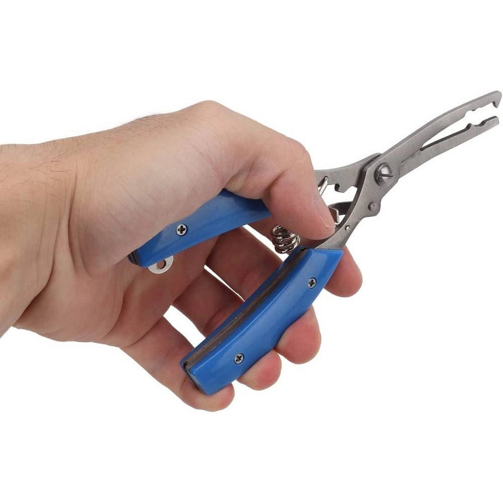 Trade Shop - Pinze Da Pesca Coltello Forbice Multifunzionale Pescatore Mare Fiume -