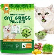 Cibo per gatti in polvere 80 g - Snack naturale - Ricco di proteine/fibra - Per una buona digestione - Pelliccia lucida - Con carne di pollo/pecora/cervo - Cibo per gatti