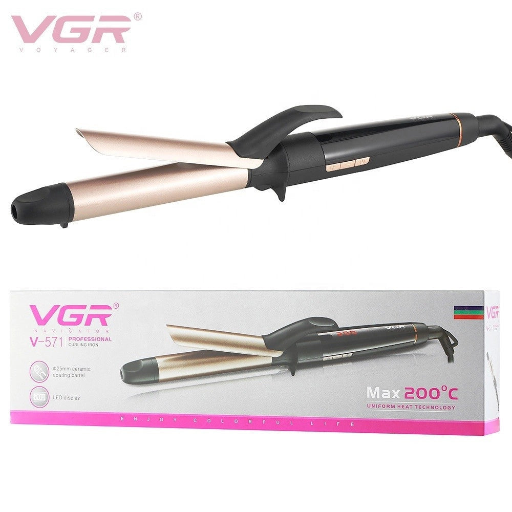 Trade Shop - Vgr V-571 Ferro Arricciacapelli Professionale 2 In 1 Parrucchiere -