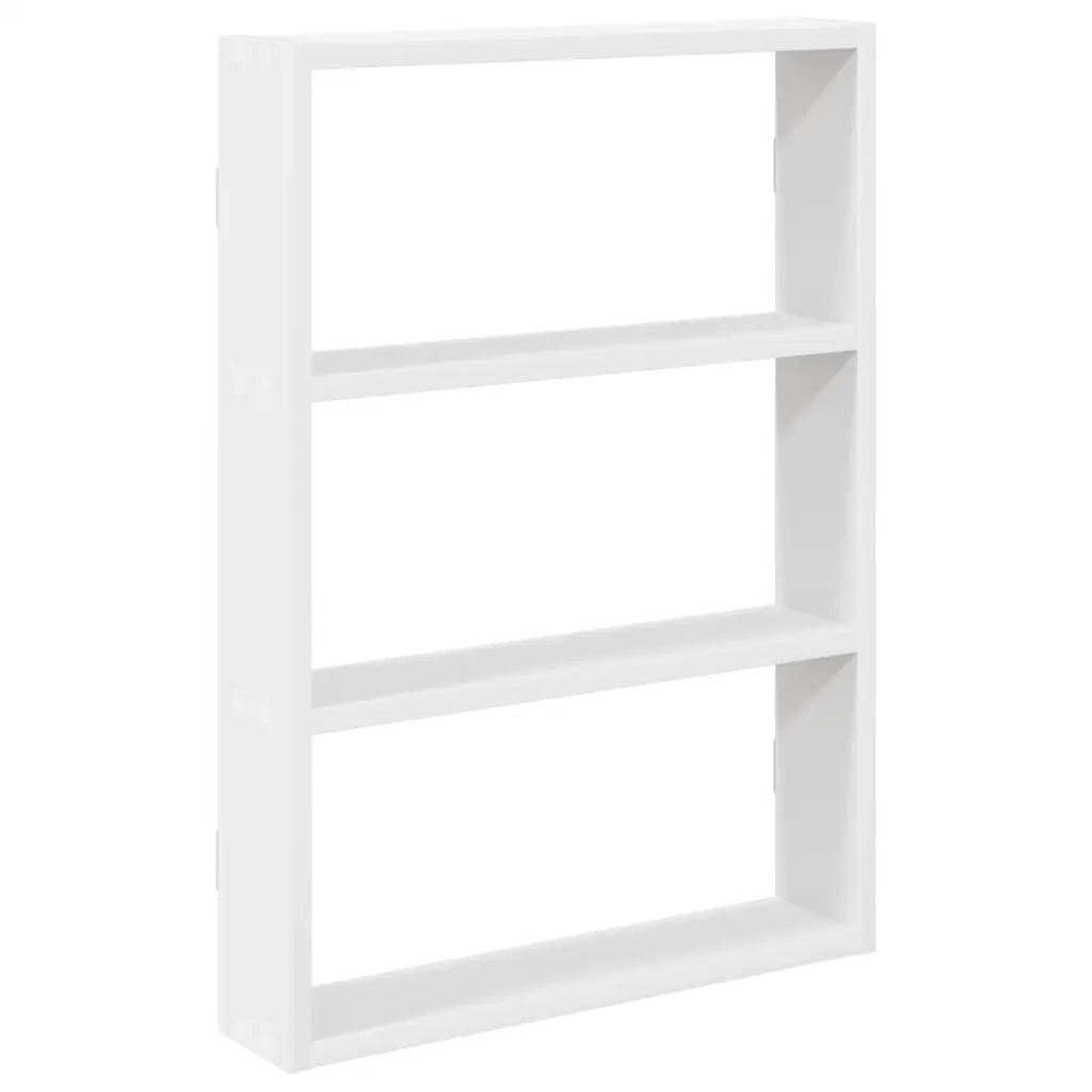 Scaffale a parete | Ripiano a parete | Mensola a parete Bianco 43x9x60 cm in Legno Multistrato
