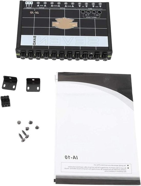 Stereo 7-banda EQ Equalizzatore per Auto - Migliora la qualità del suono del tuo veicolo.