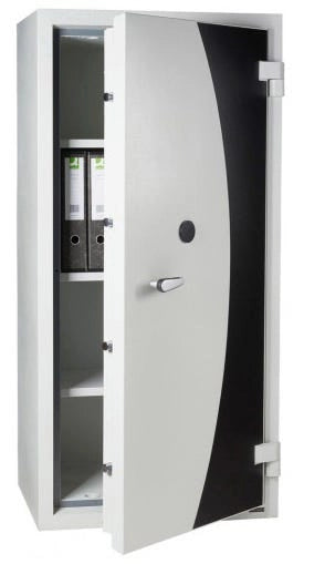 Armadio protezione documenti resistente al fuoco fino a 120 minuti certificato UL 72 Classe 350 cm. 75,9x60,5x155,9h
