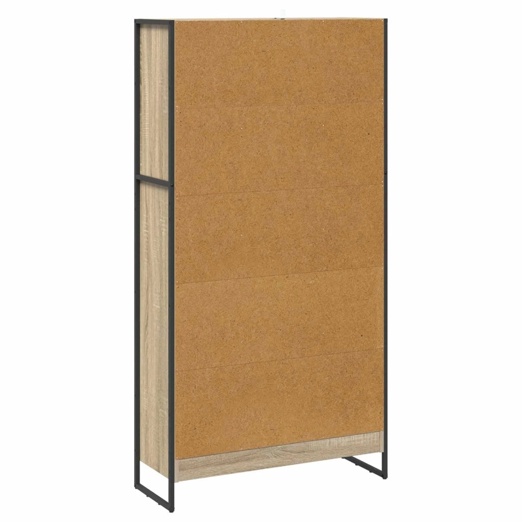 Armadio per Libri 2 pcs Sonoma 80 x 30 x 155 cm