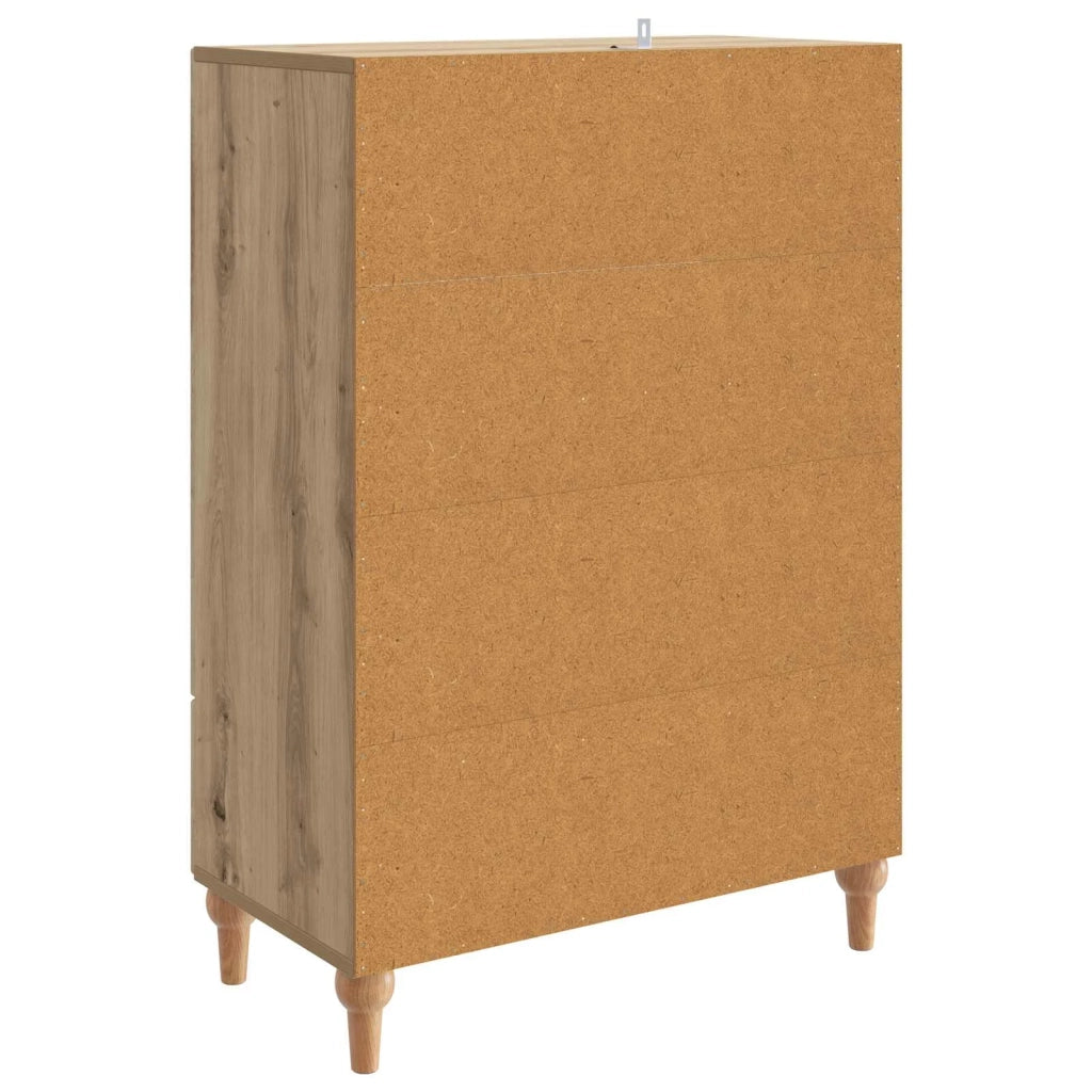 Credenza con cassetto Rovere Artigianale 66 x 34,5 x 95 cm