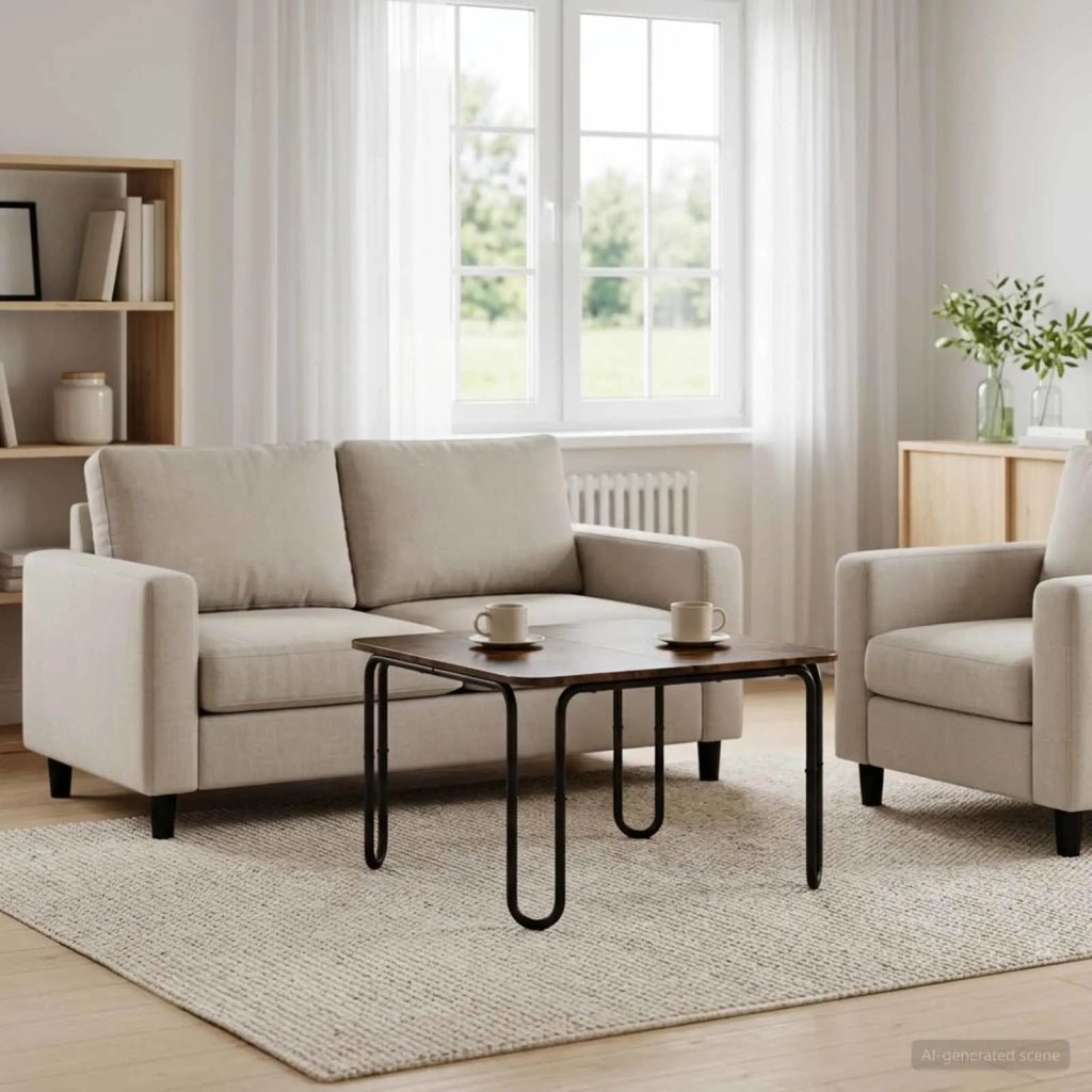 Tavolino da salotto Rovere Fumo 59 x 59 x 45 cm 8007712