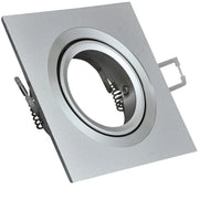 Faretto incasso SOUTH alluminio argento quad GU10 Polux