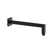 BRACCIO DOCCIA QUADRATO PESANTE- Nero Opaco cm 40- Remer- pezzi 1