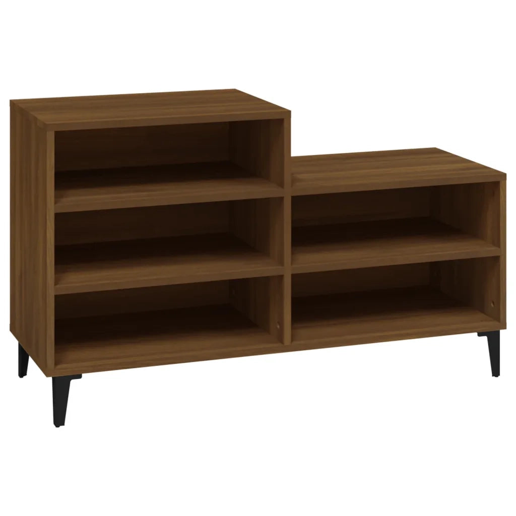 Scarpiera | Mobile per scarpe Rovere Marrone 102x36x60 cm in Legno Multistrato