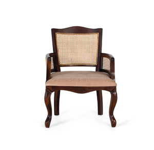 Poltrona classica in legno di acacia