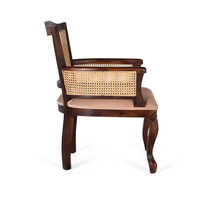 Poltrona classica in legno di acacia