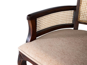 Poltrona classica in legno di acacia