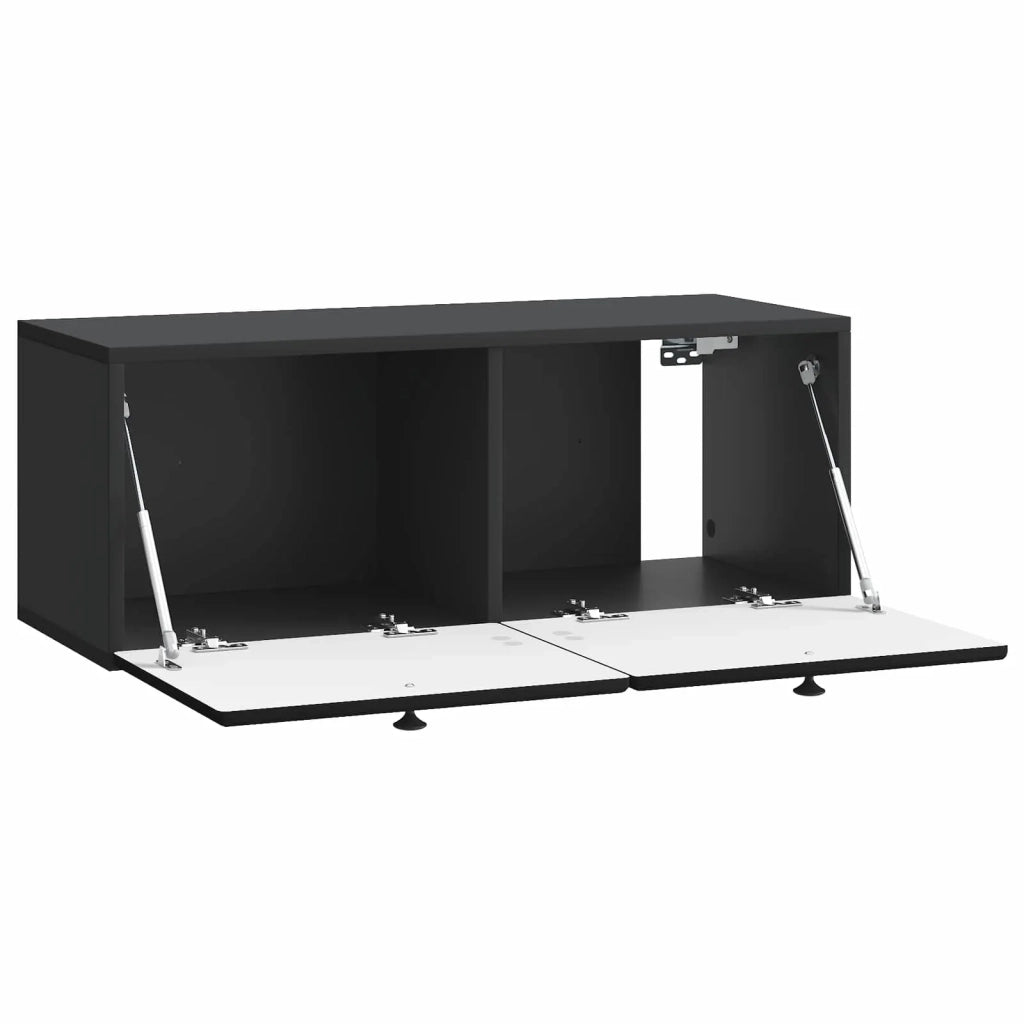 Mobile Porta TV da Muro 78,5 x 31 x 30 cm Nero 899226
