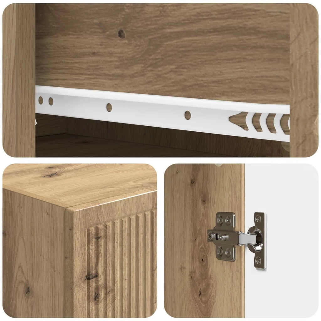 Set di armadi 2 pcs 33 x 34,5 x 90 cm Legno ingegnerizzato 3416393