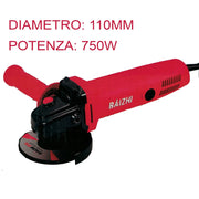 Trade Shop - Smerigliatrice Angolare Professionale 110 Mm Flex Mini Fabbro Professionisti -