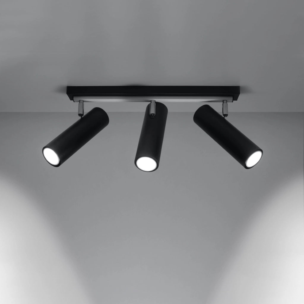 Lampada a soffitto DIREZIONE 3 nero