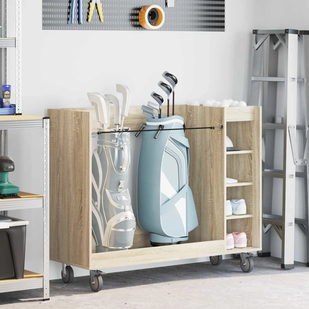 Armadio per Golf con ruota Rovere Sonoma 120 x 45 x 98 cm
