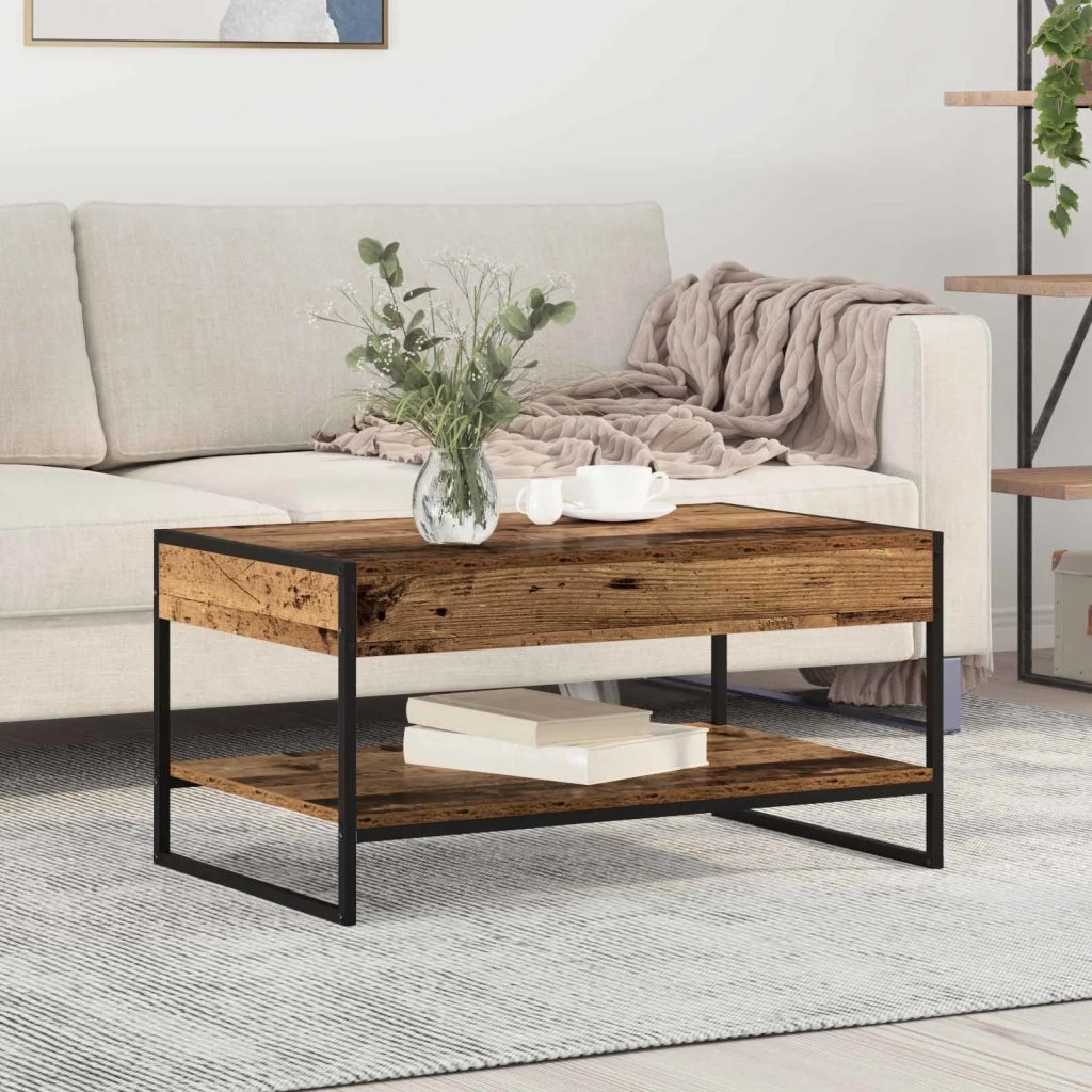 Tavolino da salotto | Tavolino da caff¨¨ | Tavolino da Soggiorno Legno vecchio 80 x 50 x 40 cm
